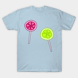 Grapefruit and Lemon Lollipops T-Shirt